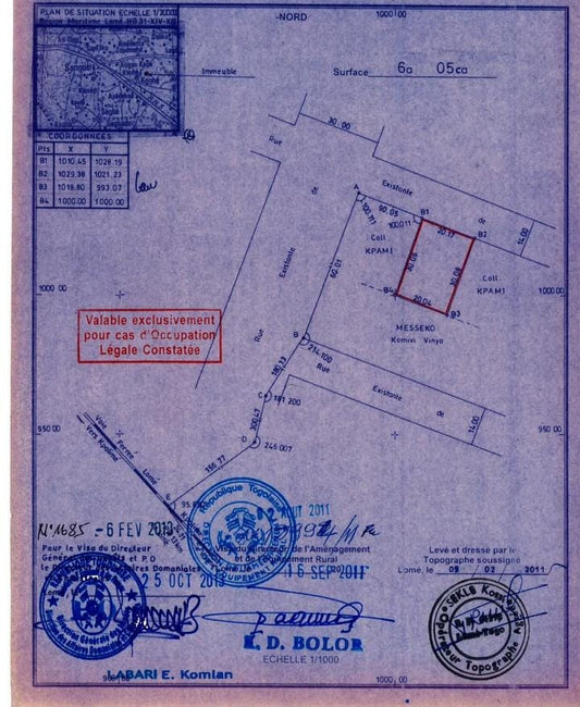 Terrain de 1 lot avec construction à vendre à Kohé – 22 millions FCFA