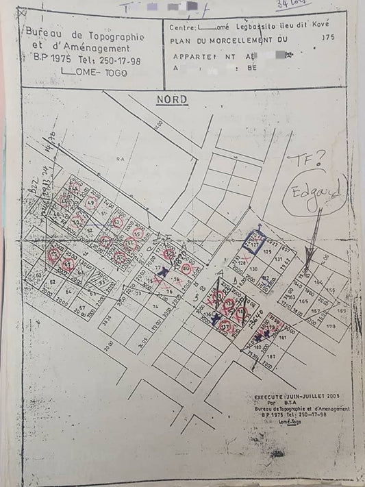 Terrain à vendre à Agoè – 30 Millions FCFA