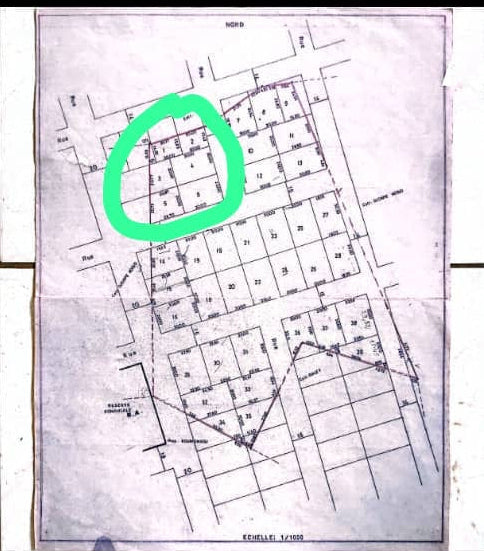 5 lots de terrain en vente à Adétikopé – 12.500.000 FCFA le lot