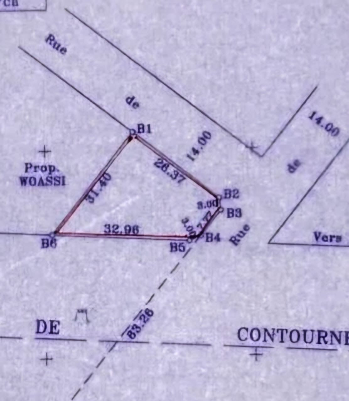 Terrain de 607 m² en vente en bordure de goudron à Agoè Legbassito – 95 millions FCFA