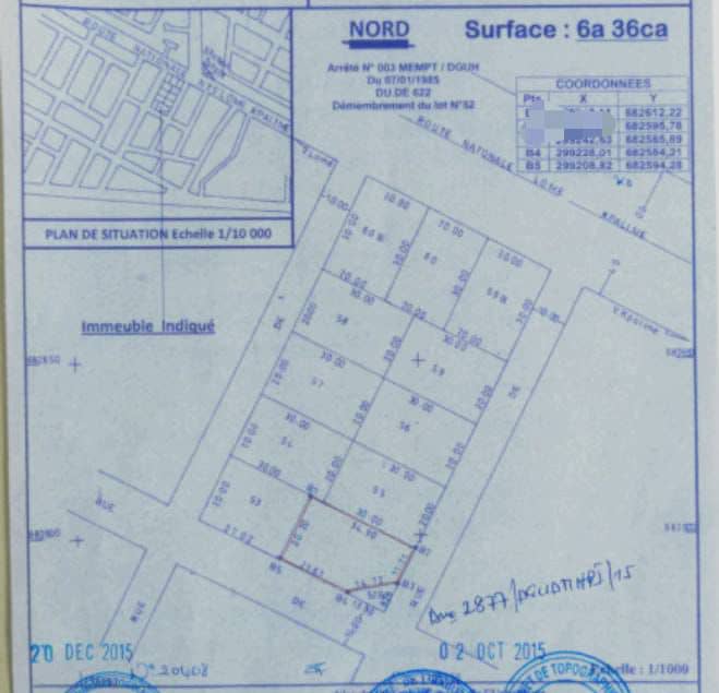 Terrain à vendre à Avenou – 63 Millions FCFA
