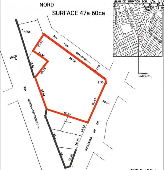 Terrain à vendre à Tokoin – 150 Millions FCFA le Lot