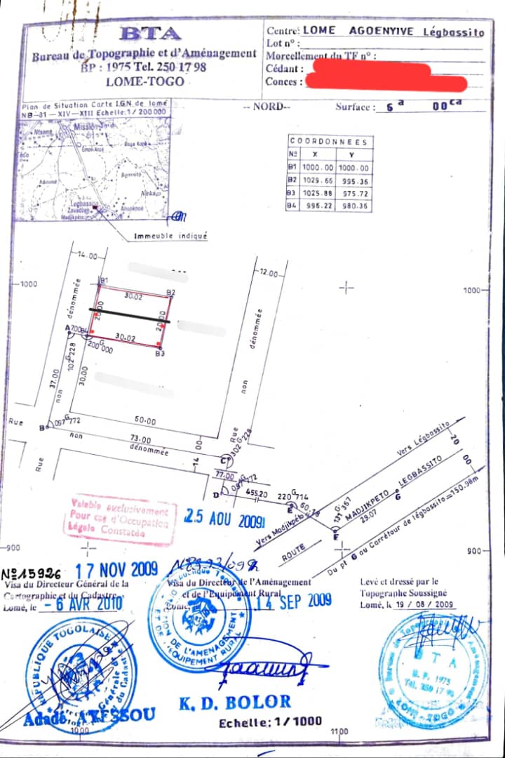 Maison 4 pièces en vente à Légbassito – 13 millions FCFA
