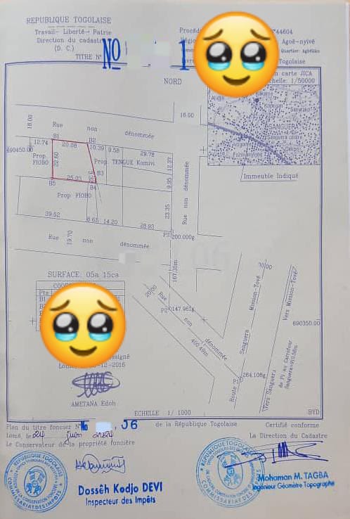 Terrain de moins d'un lot en vente à Sanguera – 23 millions FCFA