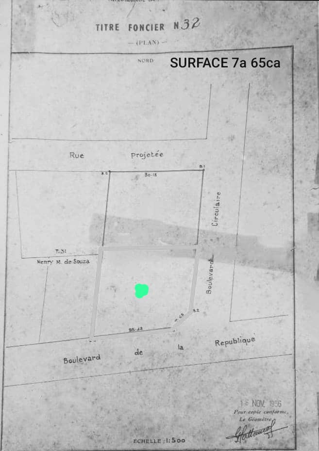 Terrain en vente à Kodjoviakopé – 500 millions FCFA