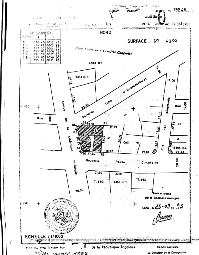 UN IMMEUBLE COMMERCIAL EN VENTE À TOKOIN RAMCO