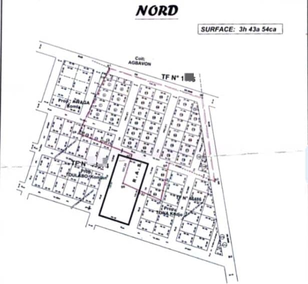 Terrain en vente à Bagbé entre Noépé et Djéméké – 2,5 millions FCFA