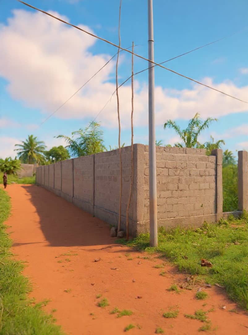 Terrain de 1 lot en vente en bordure de rue de 16 m à Sagbado Gbomame – 22 000 000 FCFA