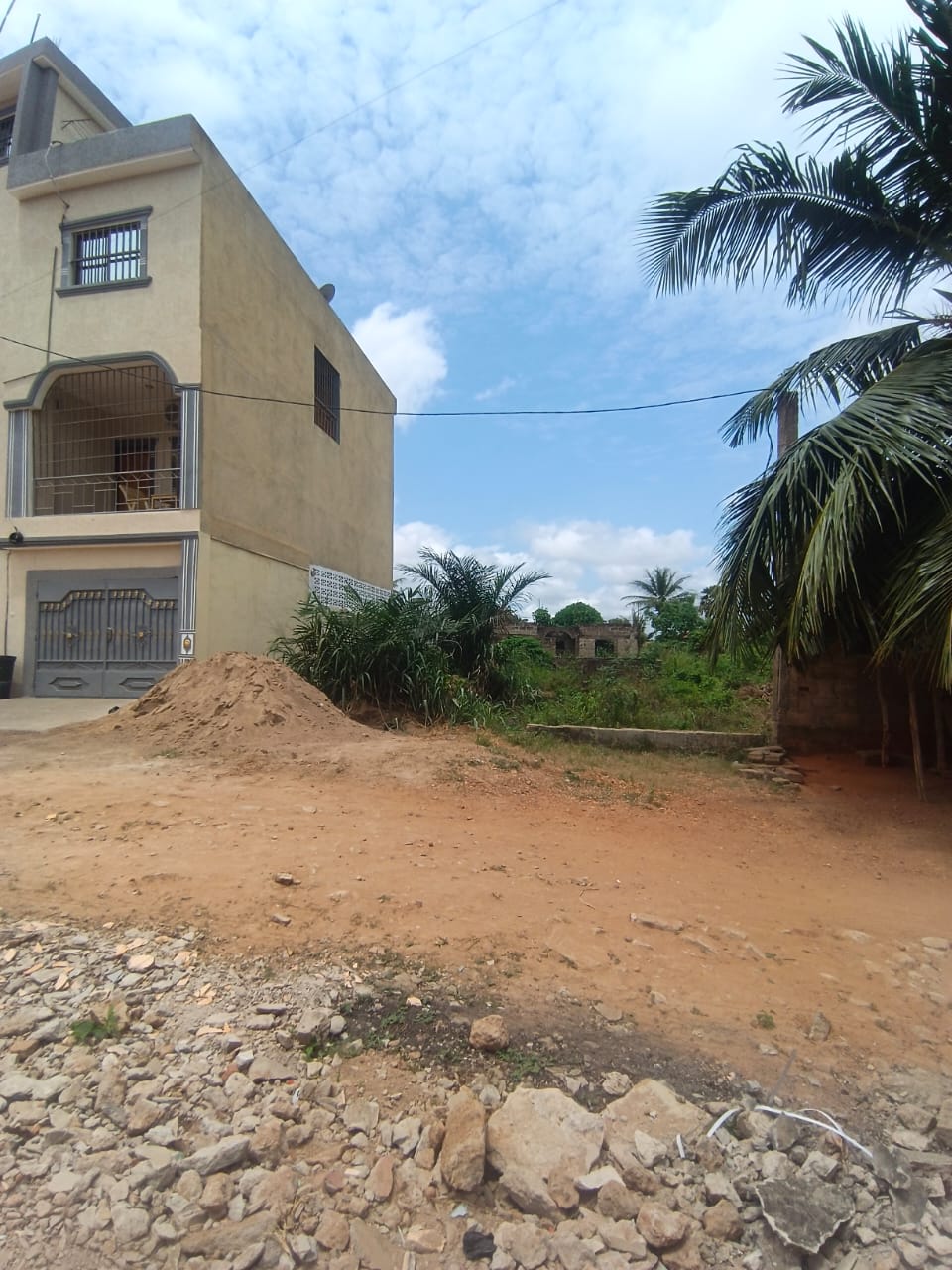 Terrain demi lot à vendre à Adidogomé Technocrate Massalasssi – 18 millions FCFA