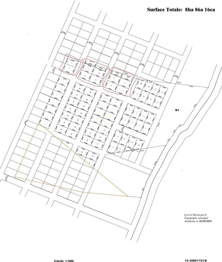 Terrain en vente à Bolou-Kpéta – 1 000 000 FCFA le lot