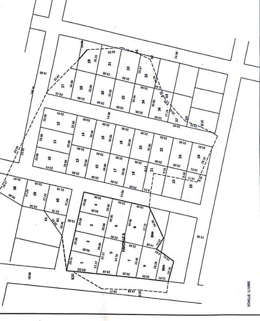 Demi-lot de terrain en vente à Zanguerra – 10 millions FCFA