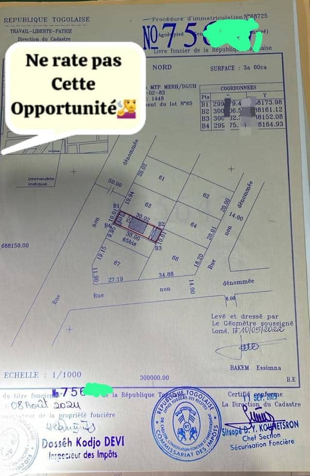 Mini villa 2 chambres, salon, 3 pièces et boutique en vente en bordure de goudron à Minamadou 1 – 70 millions FCFA