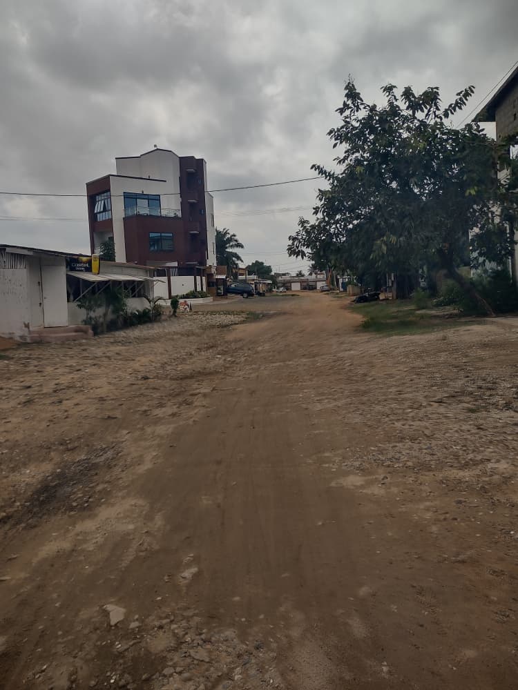 Terrain de 600 m² en vente au bord d'une grande voie de 18m à Djidjolé Antigank - Agbalepedo – 55 millions FCFA