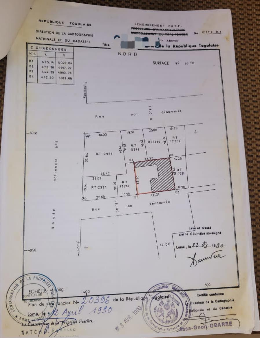 Hotel en vente à Tokoin Todman – 650 millions FCFA