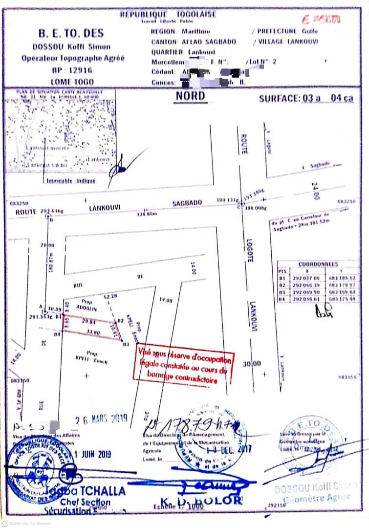 Maison en vente sur demi lot à Adidogomé Lankouvi – 25 millions FCFA