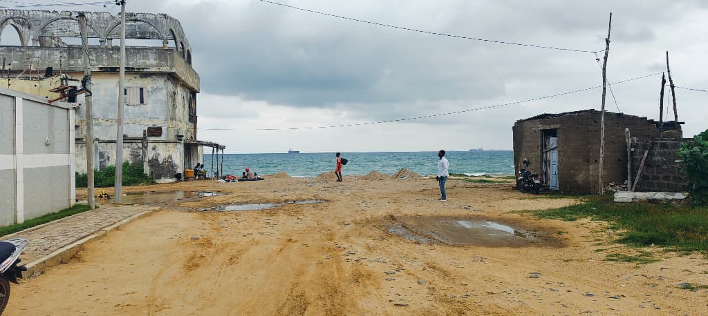 Terrain de 615 m² en vente à Baguida monument plage – 40 millions FCFA