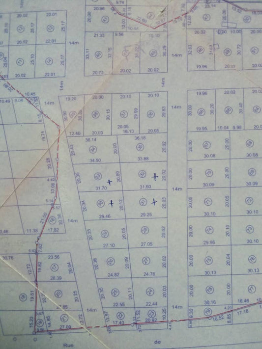 Terrain de 40 lots en vente à Noepé – 8 500 000 FCFA le lot