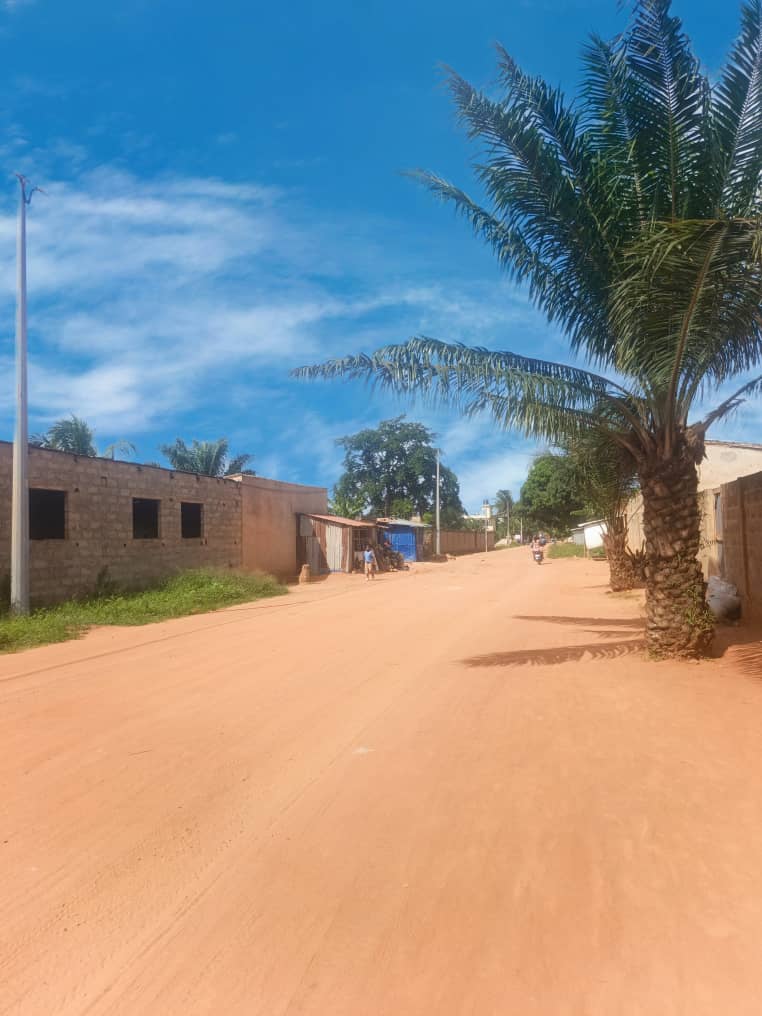 Terrain 1/2 lot en angle de rue à Ségbé Klémé – 13 millions FCFA