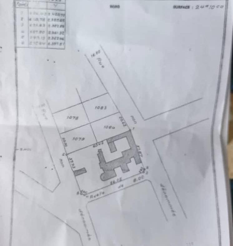 Terrain de 4 lots en vente à Djidjolé – 350 millions FCFA