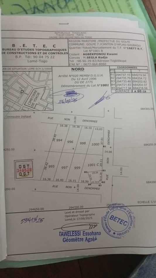 Maison duplex 6 chambres sur 300 m² en vente à Adidogomé – 55 millions FCFA