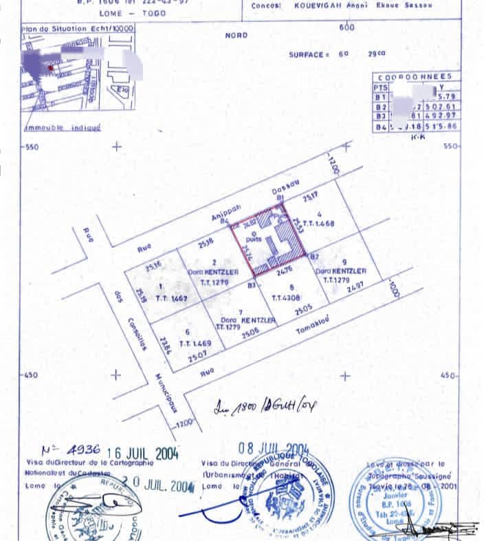 2 lots en vente à 100m du goudron juste après le péage du contournement – 22 millions FCFA le lot