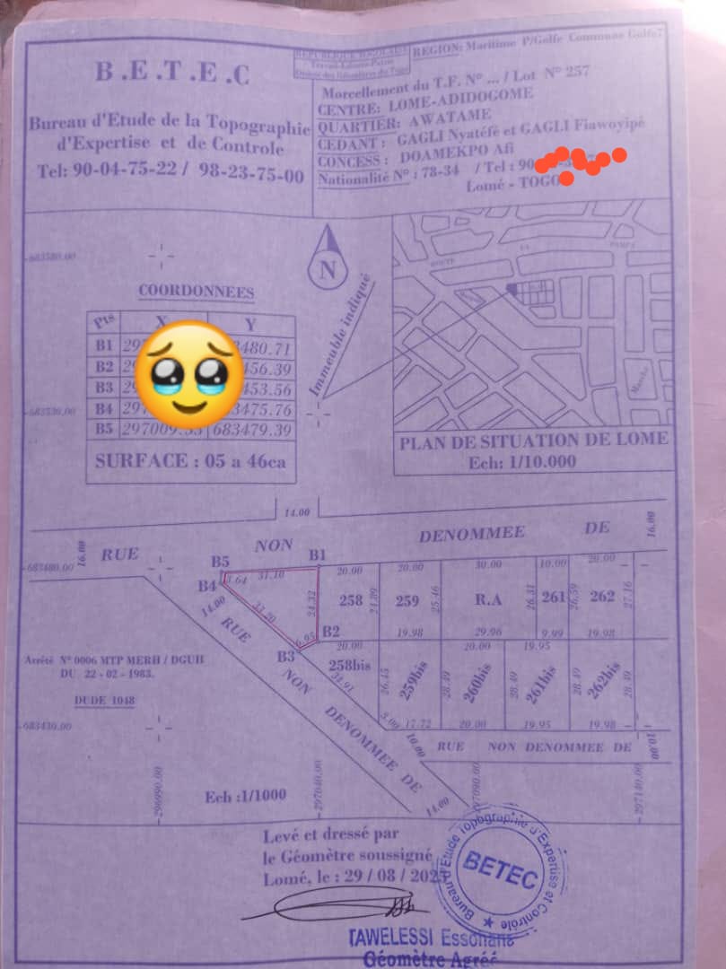 Maison de location A VENDRE Adidogomé lampampar 50