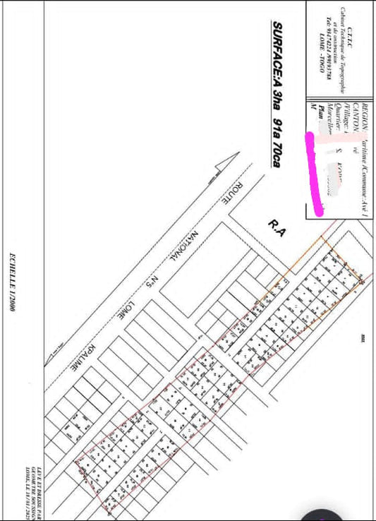 20 lots en vente à Kévé pour 3 millions FCFA