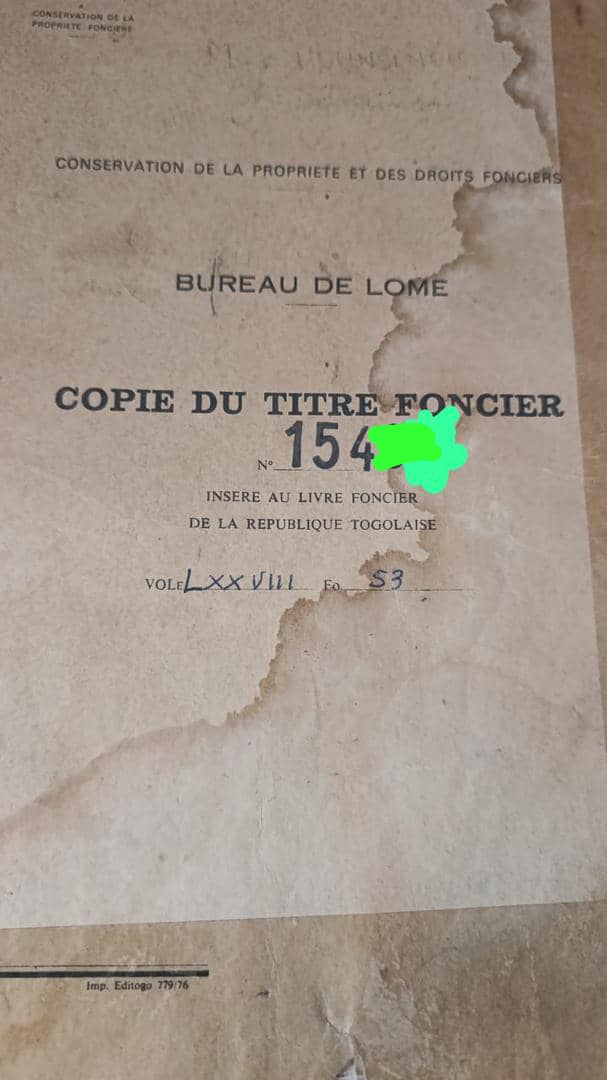 Terrain de 600 m² en vente à Djidjolé - 55 millions FCFA