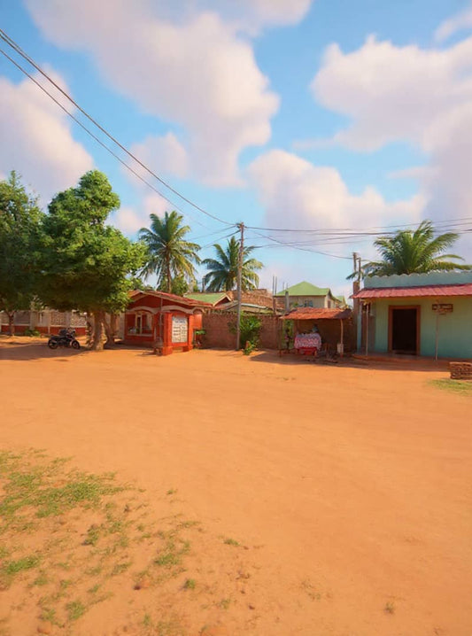 Terrain 1/2 lot en vente à Sagbado Logoté Carrefour CFA – 16 millions FCFA