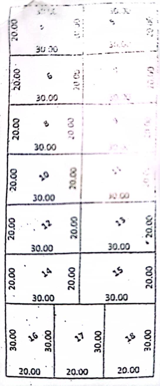 Terrain de 3 lots en vente à Zanguéra Aképédo – 11,7 millions FCFA le lot