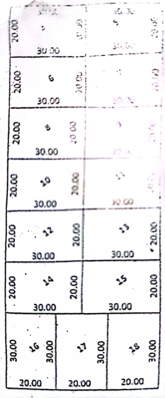 Terrain de 3 lots en vente à Zanguéra Aképédo – 11,7 millions FCFA le lot
