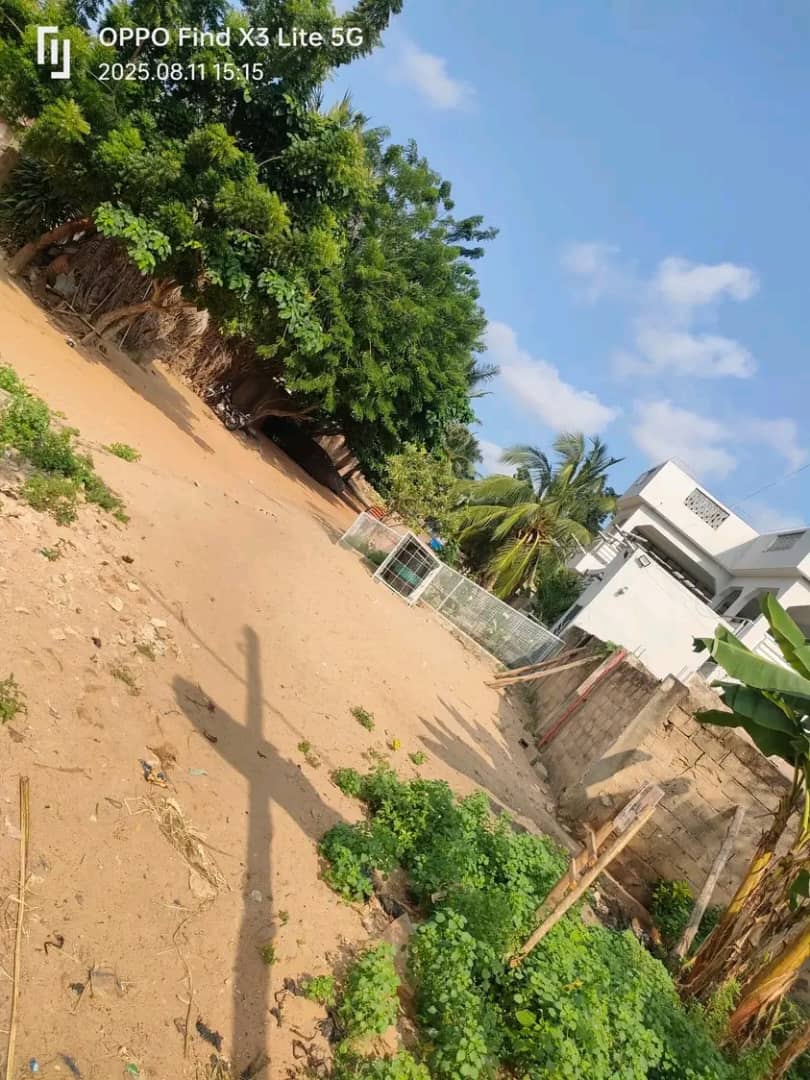 Demi lot en vente en angle de rue à Agoè Sogbossito – 11 millions FCFA