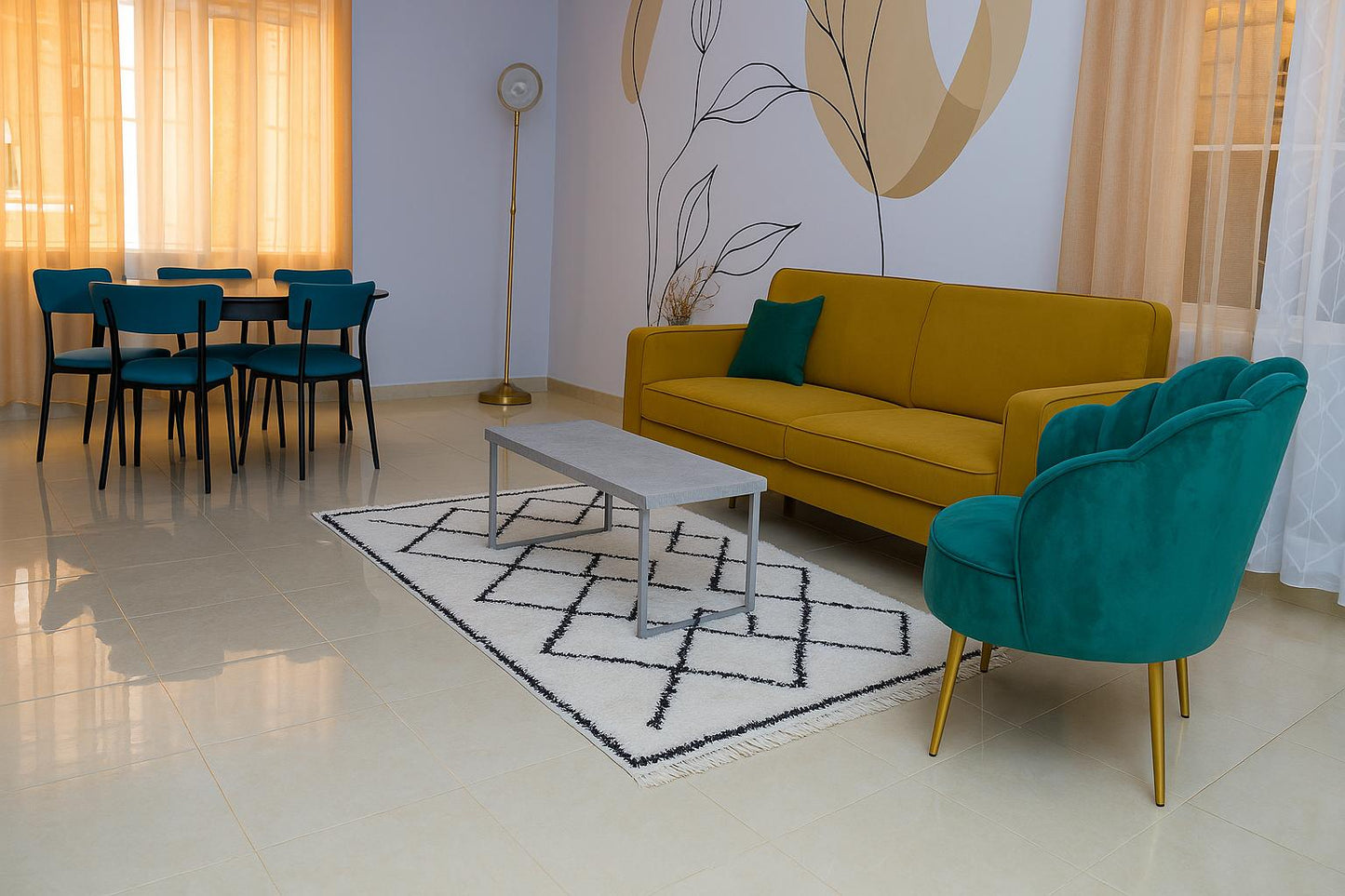 Appartement chambre salon meublé à louer à Baguida – 280 000 FCFA