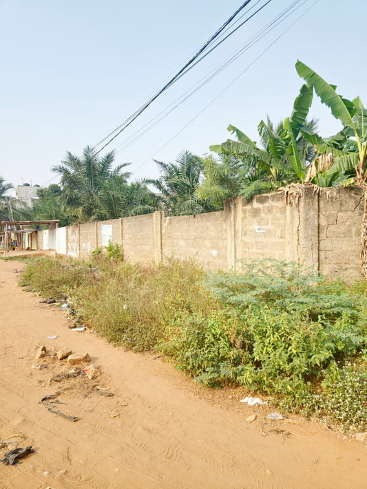 Demi-lot en vente à Agoè Anokui près de la base TDE – 14 500 000 FCFA