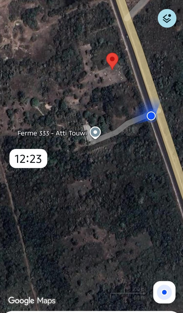Terrain en vente à Fokpo 1 – 1 lot proche du goudron à 2 000 000 FCFA