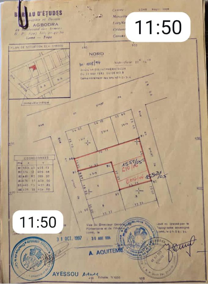 Terrain de 2 lots en vente à Kanyikopé Cocec - 35 millions FCFA le lot
