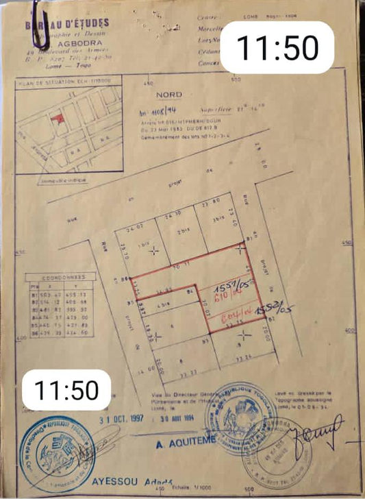 Terrain de 2 lots en vente à Kanyikopé Cocec - 35 millions FCFA le lot